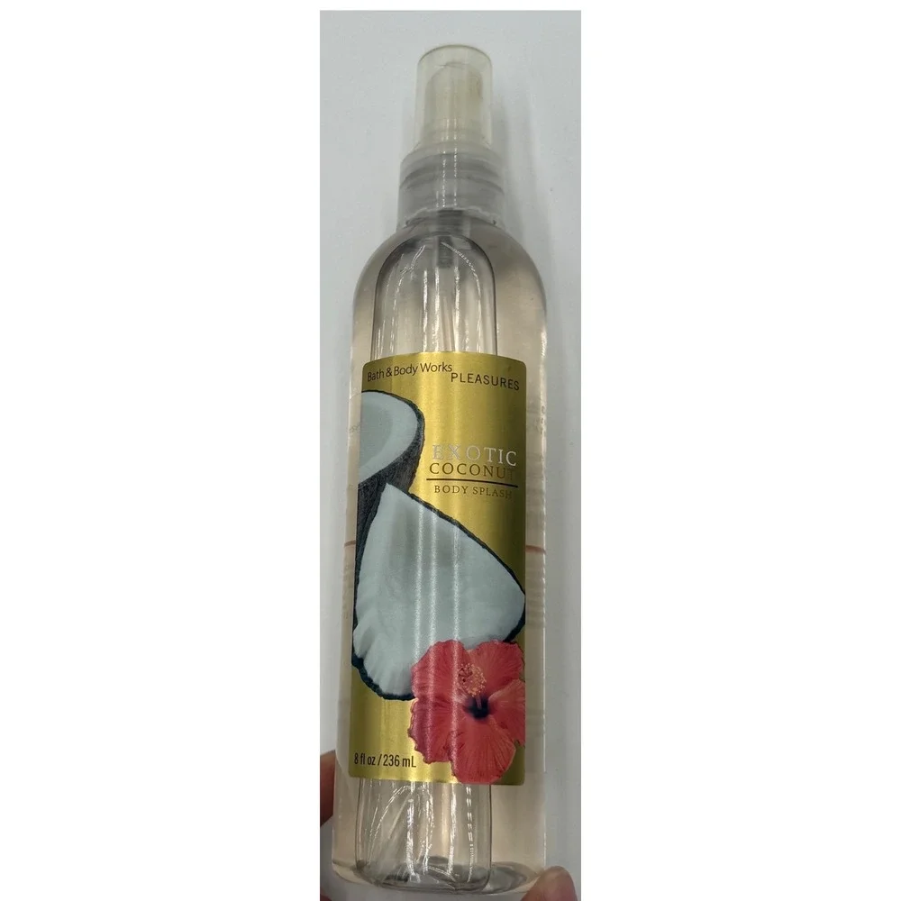 Bath & Body Works Exotic Coconut Body Splash 8 oz Pleasures Vintage Mist